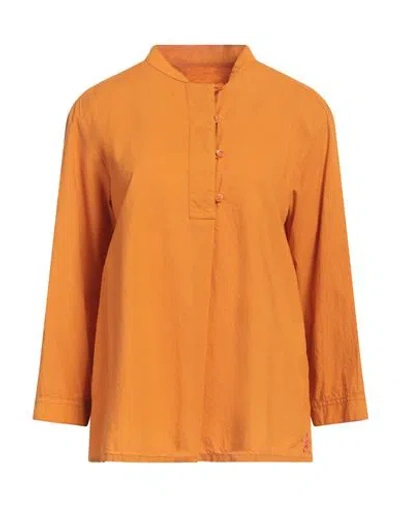 Emporio Armani Woman Shirt Mandarin Size 14 Cotton
