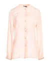 Emporio Armani Woman Shirt Pink Size 6 Acetate, Silk In Pink