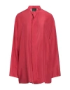 Emporio Armani Woman Shirt Red Size L Silk In Red