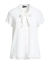 Emporio Armani Woman Shirt White Size 10 Viscose In White