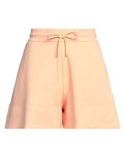 Emporio Armani Woman Shorts & Bermuda Shorts Apricot Size M Cotton, Polyester, Elastane In Orange