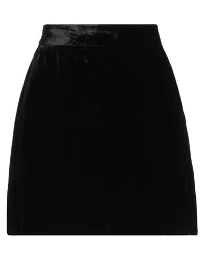Emporio Armani Woman Shorts & Bermuda Shorts Black Size 8 Viscose, Cupro