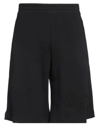 Emporio Armani Woman Shorts & Bermuda Shorts Black Size L Cotton