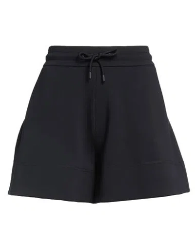 Emporio Armani Woman Shorts & Bermuda Shorts Midnight Blue Size M Cotton, Polyester, Elastane In Blue