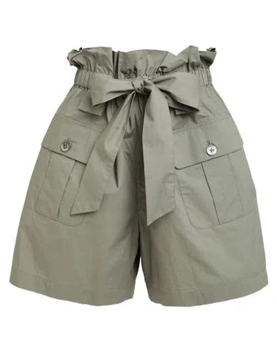 Emporio Armani Woman Shorts & Bermuda Shorts Military Green Size 12 Cotton