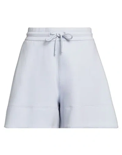 Emporio Armani Woman Shorts & Bermuda Shorts Sky Blue Size M Cotton, Polyester, Elastane