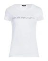 Emporio Armani Woman Undershirt White Size 5 Cotton, Elastane