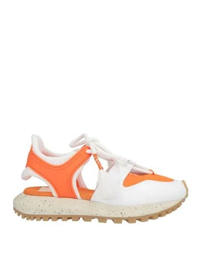 Emporio Armani Woman Sneakers White Size 5.5 Textile Fibers