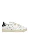 Emporio Armani Woman Sneakers White Size 6.5 Leather