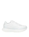 Emporio Armani Woman Sneakers White Size 7.5 Polyester