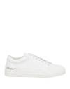 Emporio Armani Woman Sneakers White Size 9.5 Calfskin