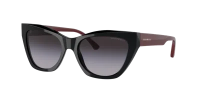 Emporio Armani Mcm Printed Canvas Wallet In Black