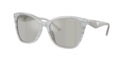 Emporio Armani Woman Sunglass Ea4222u In Silver