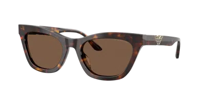 Emporio Armani Woman Sunglass Ea4259u In Brown