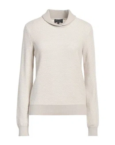 Emporio Armani Woman Sweater Beige Size M Cotton, Polyamide, Viscose, Cashmere