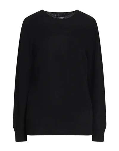 Emporio Armani Woman Sweater Black Size 12 Cashmere