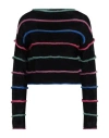 Emporio Armani Woman Sweater Black Size L Mohair Wool, Polyamide, Wool In Black