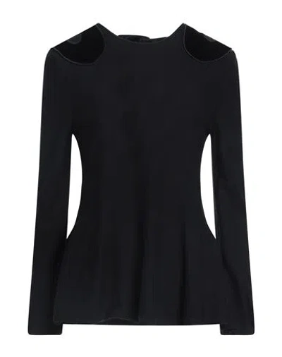Emporio Armani Woman Sweater Black Size L Polyamide, Viscose, Cashmere