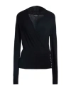 Emporio Armani Woman Sweater Black Size L Polyamide, Viscose, Cashmere In Black