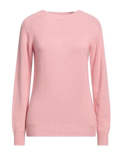 Emporio Armani Woman Sweater Blush Size 14 Cashmere In Pink