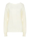 Emporio Armani Woman Sweater Cream Size 14 Cashmere In White