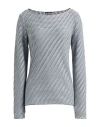 Emporio Armani Woman Sweater Light Blue Size 6 Viscose, Polyester In Blue