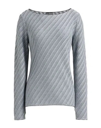 Emporio Armani Woman Sweater Light Blue Size 6 Viscose, Polyester