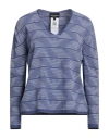 Emporio Armani Woman Sweater Light Blue Size Xs Viscose, Polyester In Blue