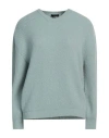 Emporio Armani Woman Sweater Light Green Size M Wool, Acrylic, Polyamide, Elastane In Green
