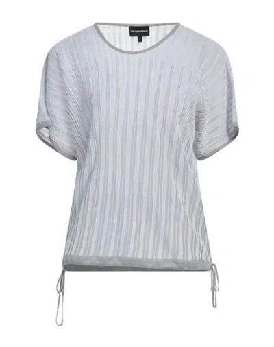 Emporio Armani Woman Sweater Lilac Size M Viscose, Polyester In Purple
