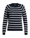 Emporio Armani Woman Sweater Midnight Blue Size L Polyamide, Viscose, Cashmere