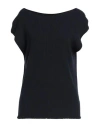 Emporio Armani Woman Sweater Navy Size L Polyamide, Viscose, Cashmere