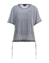 Emporio Armani Woman Sweater Navy Size M Viscose, Polyester