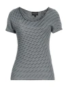 Emporio Armani Woman Sweater Slate Blue Size 14 Viscose, Polyester In Blue