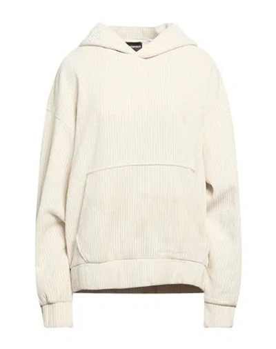Emporio Armani Woman Sweatshirt Beige Size S Polyester, Elastane In White