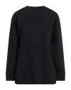 Emporio Armani Woman Sweatshirt Black Size S Cotton, Polyester, Elastane In Black