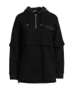 EMPORIO ARMANI EMPORIO ARMANI WOMAN SWEATSHIRT BLACK SIZE S COTTON