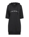 Emporio Armani Woman Sweatshirt Black Size Xs Cotton, Polyester