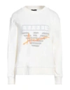 Emporio Armani Woman Sweatshirt White Size Xs Cotton, Elastane In White