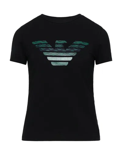 Emporio Armani T-shirts In Black