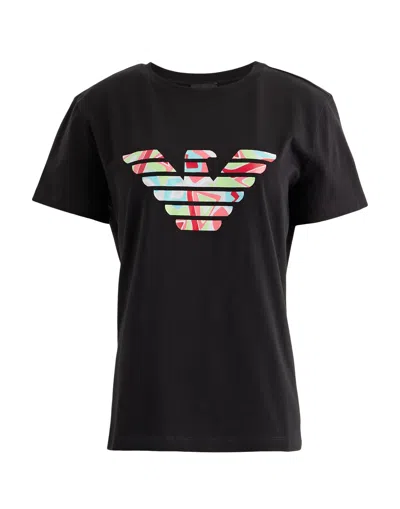 Emporio Armani T-shirts In Black