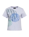 Emporio Armani Woman T-shirt Lilac Size M Cotton In Purple