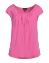 Emporio Armani Woman T-shirt Magenta Size 14 Viscose, Elastane