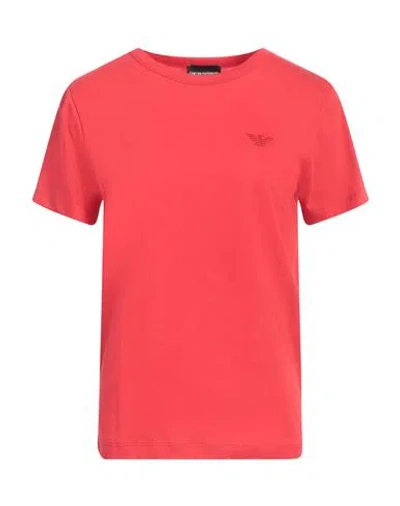 Emporio Armani Woman T-shirt Red Size L Cotton