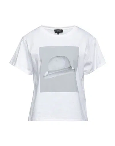 Emporio Armani Woman T-shirt White Size 10 Cotton
