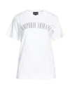 Emporio Armani Woman T-shirt White Size L Cotton