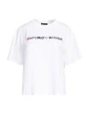 Emporio Armani Logo Cotton T-shirt In White