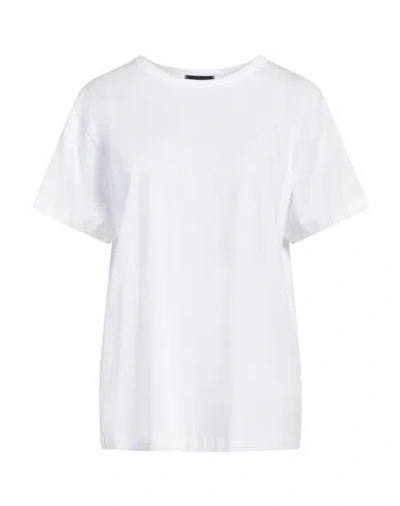 Emporio Armani Woman T-shirt White Size Xl Cotton