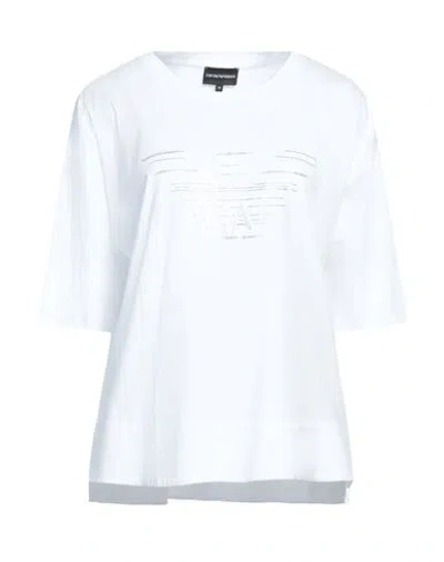 Emporio Armani Woman T-shirt White Size Xs Cotton