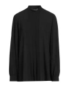 Emporio Armani Woman Blouse Black Size 10 Polyester In Black